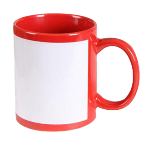 [NH13TL11RJ48] Taza 11 oz luminosas de color rojo para sublimar