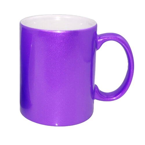 [NH13TB11MR48] Taza 11 oz  brillante de color morado para sublimar