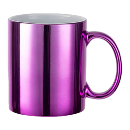[NH13TP11MD48] Taza 11 oz efecto espejo color morado
