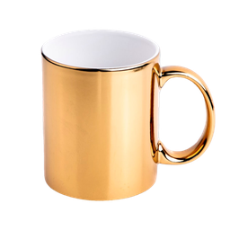 [NH13TP11DO48] Taza 11 oz efecto espejo color dorado