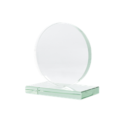 [NH13CCHCR40] Cristal chico de forma circular con soporte, para sublimar size: 10*10*2cm