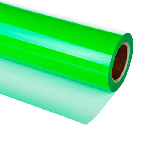 [NH13VCTVDE] Vinilo de corte textil efecto luminoso de transferencia de calor verde 0,50m*25m