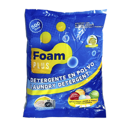 [NH01DPF5001U] Detergente en Polvo Foam Plus (500g)