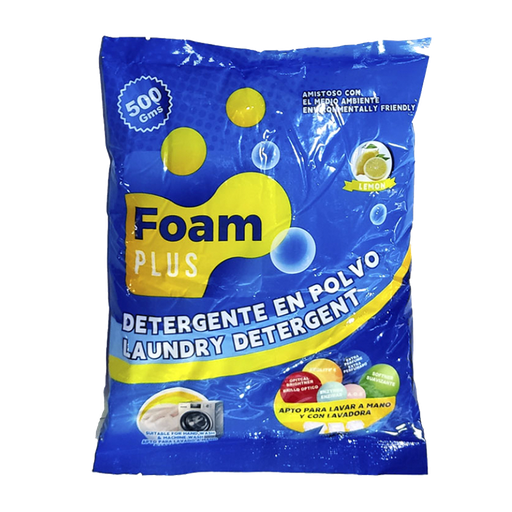 [NH01DPF5001U] Detergente en Polvo Foam Plus (500g)