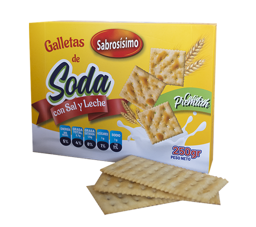 [NH07GS250G24] Galletas de Soda con sal 250g