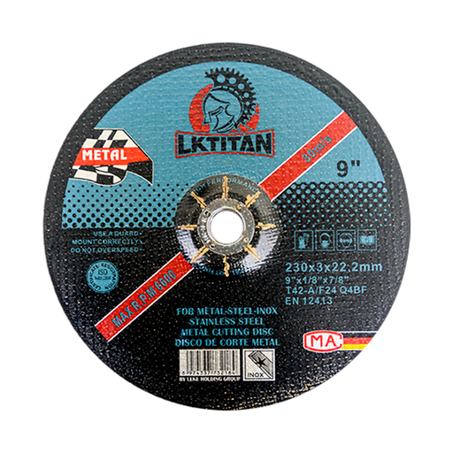 [NH06DCMC9100] Disco de Corte Metal  Convexo 9´´ 230x3x22