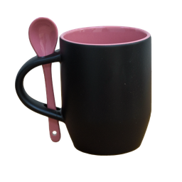 [NH13T11CICRS48] Taza mágica con cuchara 11 oz con color interior rosado