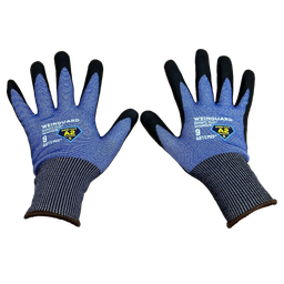 [NH06GTA2T10] Guantes de Trabajo azul recubierto de Nitrilo, corte A2 Talla 10