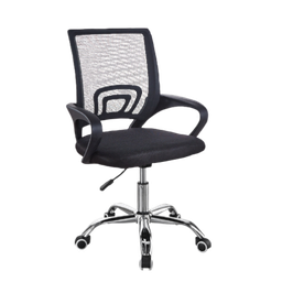 [NH10SONME2] Silla de Oficina negra de malla Ergonómica