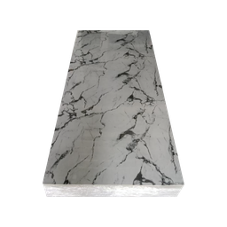 [NH03KITPPVC8209] Kit de Panel de PVC Mármol Blanco y Negro KL8209