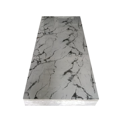 [NH03KITPPVC8209] Kit de Panel de PVC Mármol Blanco y Negro KL8209