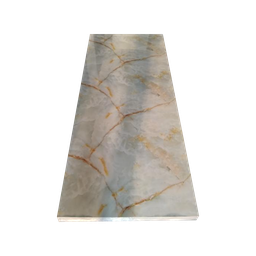 [NH03KITPPVC8002] Kit de Panel de PVC Mármol Blanco y Oro KL8002