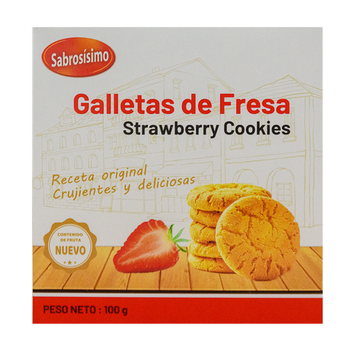[NH07GMF24] Galleta mantequilla sabor fresa