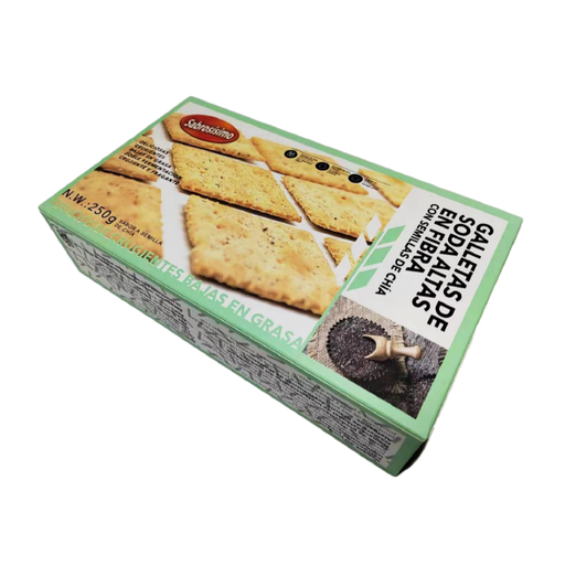 [NH07GSSCH12] Galletas de soda con semillas de chía (peinadas integrales)