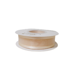 [NH09C300BL] Cinta de satén CF8031 (2.5 cm x 20 yardas) Blanca