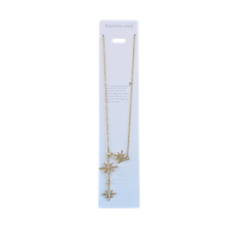 [NH09COH800] Collar largo de estrellas Chica Super Star