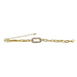 [NH04PI800] Pulsera Golden Love