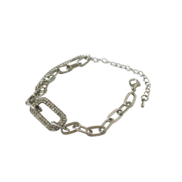 [NH04PJ800] Pulsera Silver Love (Color plateado)