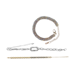 [NH09KITPULSERA50] ​Kit de pulseras de diferentes diseños Star (75 piezas) 