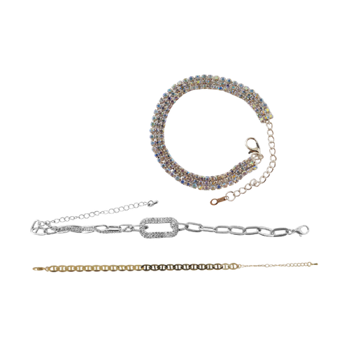 [NH09KITPULSERA50] ​Kit de pulseras de diferentes diseños Star (75 piezas) 