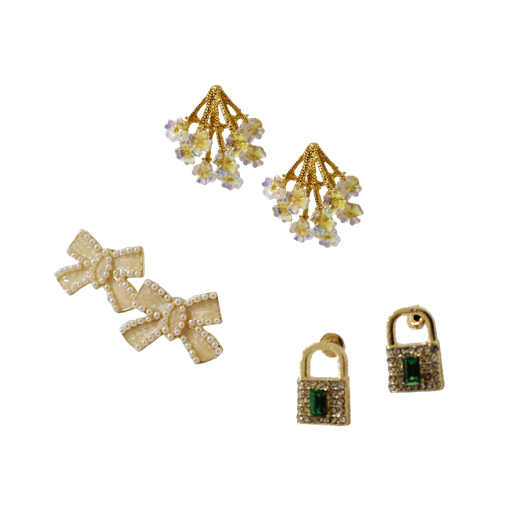 [NH04KITARETES50] ​Kit de aretes de diferentes diseños Diva (120)