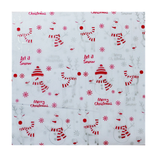 [NH09PEFM2000M] Papel de regalo formas brillantes (muñecos)(PZ052)