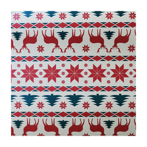 [NH09PEC800ALARES] Papel de regalo estilo navideño( Arce, árbol y estrella)(PZ039)