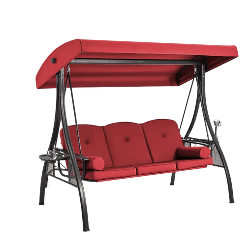 [NH10SCR2,05M] Silla columpio para jardín Roja 2.05*1.35*1.96m