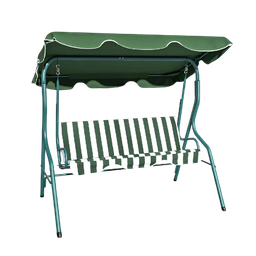 [NH10SCV0,3M] Silla columpio para jardín Verde 1.82*0.57*0.3m