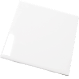 [NH13AZBLCH] Azulejo Chico Esmaltado de Cerámica Blanco, para Sublimación