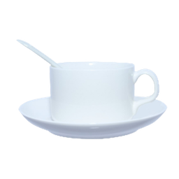 [NH13TCCBL] Taza de Café de Cerámica con la cuchara